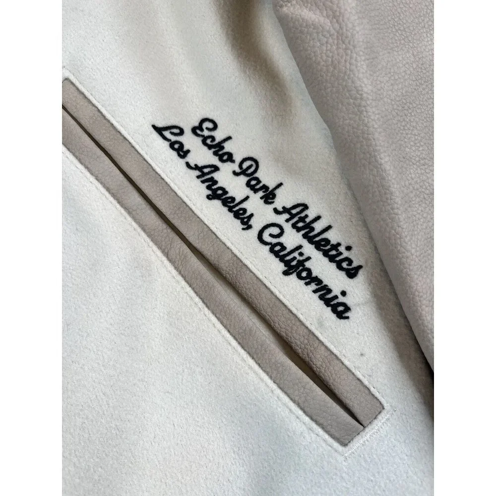 *NWT* Abercrombie & Fitch Echo Park Football Varsity Bomber Letterman Jacket (S) - Picture 6 of 16